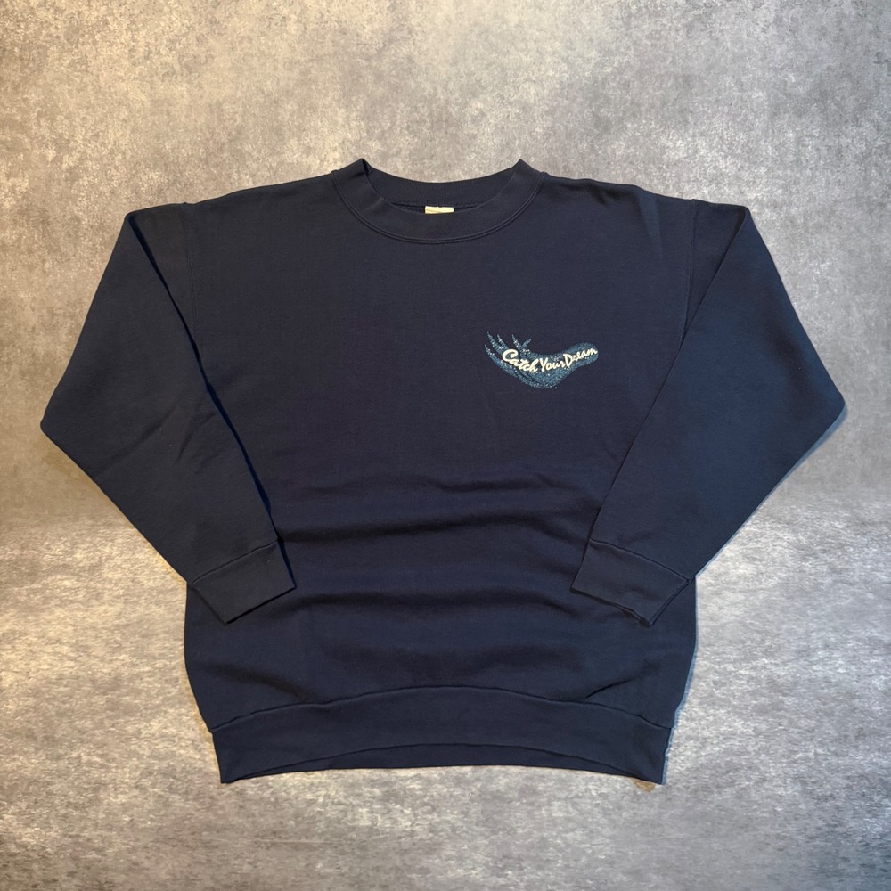 Vintage Dream Catcher Crewneck Sweatshirt Navy Large 90s Little Brownie - Picture 2 of 6